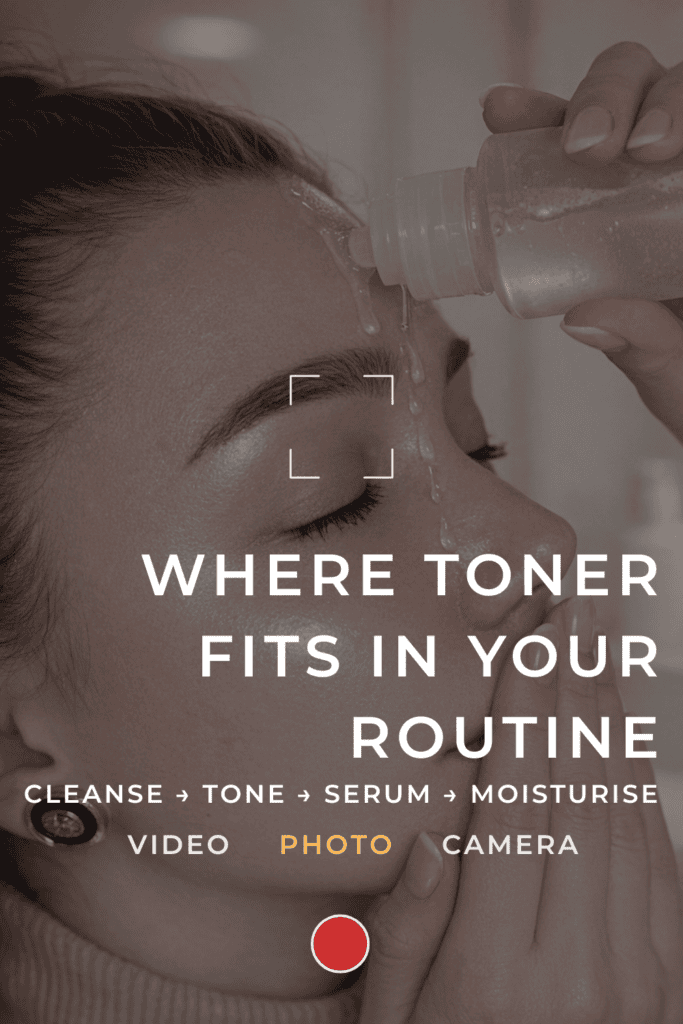 skincare routine steps cleanser toner serum moisturiser correct order
