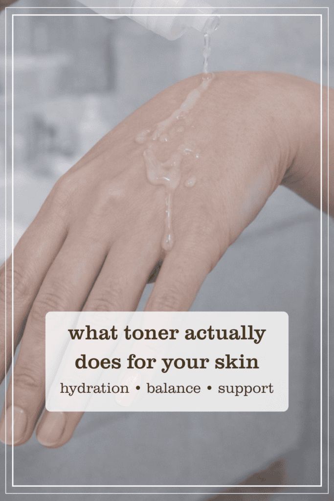 what does toner do for your skin hydrating toner application close up
