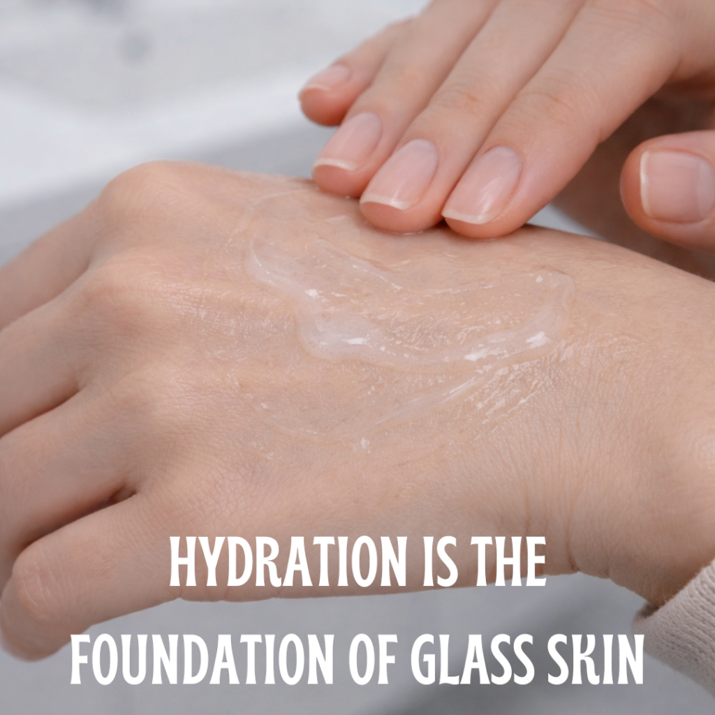 Hydrating Korean skincare routine for sensitive skin