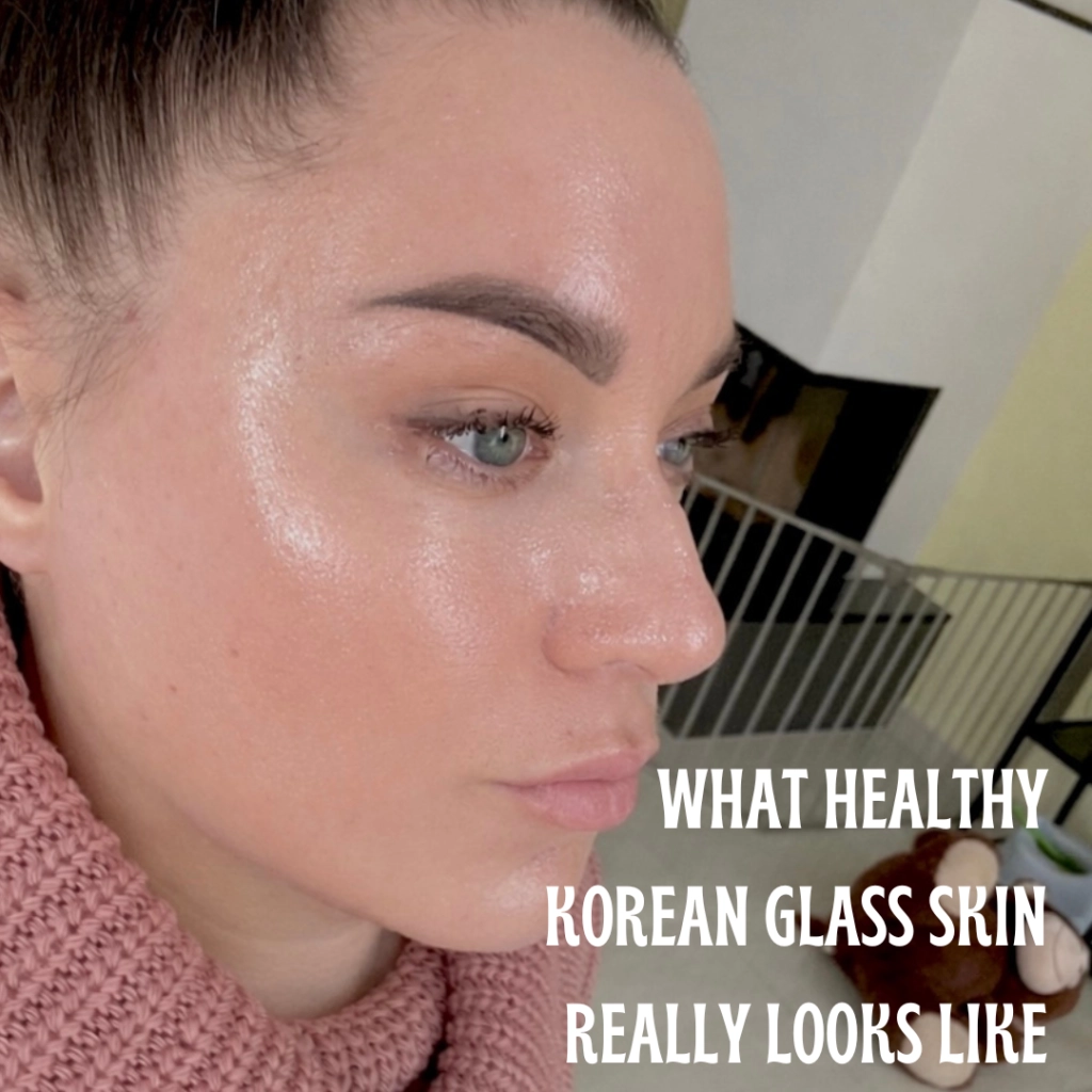 Korean glass skin for sensitive skin with healthy hydrated glow
